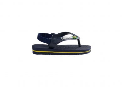 Pikkulasten flip flopit Baby Brasil logo -navy-Havaianas