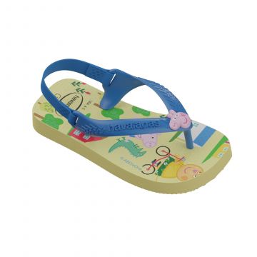  Baby flip flopit -sini/keltainen- Pipsa Possu Havaianas