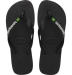 Miesten/naisten flip flopit Brasil logo musta -Havaianas