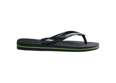 Miesten/naisten flip flopit Brasil logo musta -Havaianas