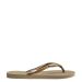 Flip flopit Slim Glitter II Sand/Golden light metal -Havaianas 