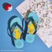 Lasten flip flopit Kids Top Pokemon-blue -Havaianas