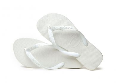 Valkoiset flip flopit Top White-isot lapset/naiset-Havaianas