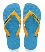 Lasten flip flopit brasil logo turkoosi -Havaianas