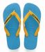 Lasten flip flopit brasil logo turkoosi -Havaianas