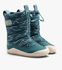 Lasten paljasjalka talvisaappaat Tracker Boot  - Deep Teal- Vivobarefoot 