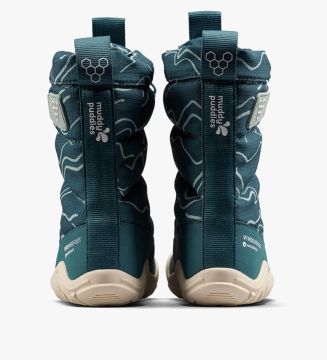 Lasten paljasjalka talvisaappaat Tracker Boot  - Deep Teal- Vivobarefoot 