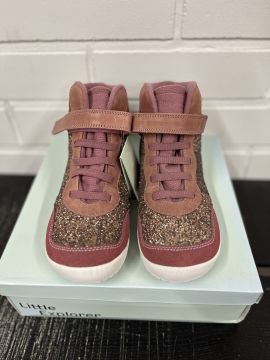 KIRPPIS Lasten tex-välikausikengät - roosa glitter/ Billie- Bundgaard 