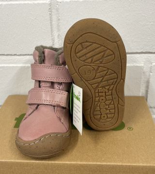 KIRPPIS Lasten villavuoriset tex talvikengät - roosa - Minni Froddo