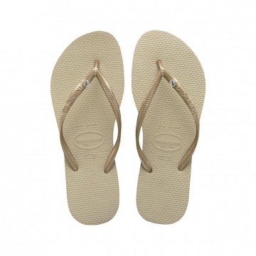 Kullanväriset flip flopit Crystal Glamour-Havaianas 
