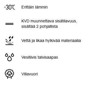 Lasten talvisaappaat -Lumilyhty Valkoinen Kuoma