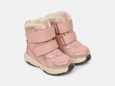 Lasten villavuoriset TEX talvikengät - Lumi - Vintage Rose - Bundgaard