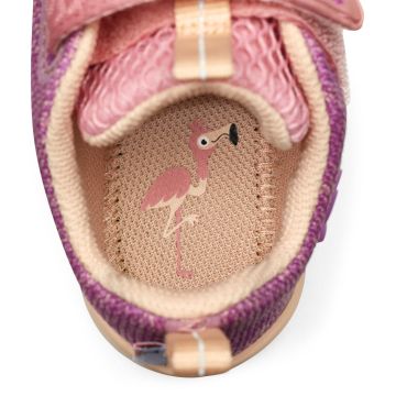 Lasten paljasjalkakengät - Knit Happy Flamingo- Affenzahn 