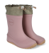 Lasten lämminvuoriset paljasjalkakumisaappaat - pink- Monsoon Cover Winter- Rayve