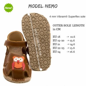 Lasten sandaalit - Nemo Vanilla - Zeazoo