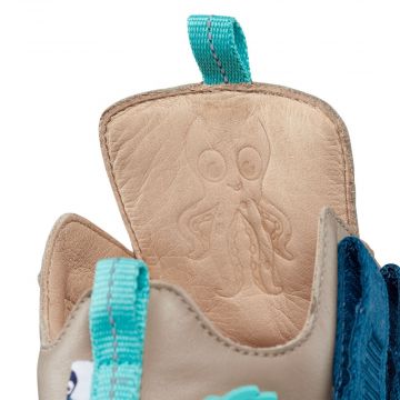 Lasten paljasjalkakengät-nahka/Octopus- Buddy Affenzahn