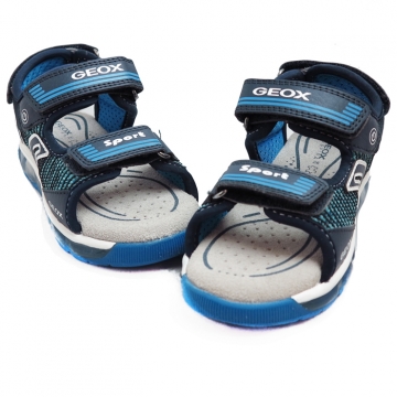 Lasten vilkkuvat sandaalit- sininen-Geox