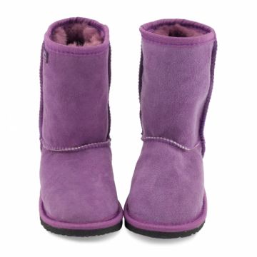 Lasten paljasjalka talvisaappaat - purple - DINGO Zeazoo 