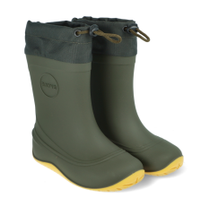 Lasten paljasjalkakumisaappaat - Army Green - Monsoon Cover - Rayve