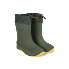 Lasten paljasjalkakumisaappaat - Army Green - Monsoon Cover - Rayve