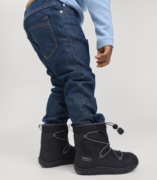 Lasten Reimatec paljasjalka talvikengät - Black - Ensilumi Kids REIMA