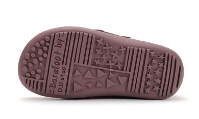 Lasten paljasjalkakengät- raspberry/ heppa- D.D.Step 