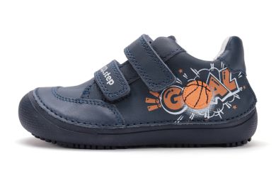 Lasten paljasjalkakengät- Royal blue/ Koris - D.D.Step 