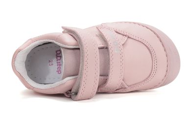 Lasten paljasjalkakengät- Baby Pink/kukka - D.D.Step 