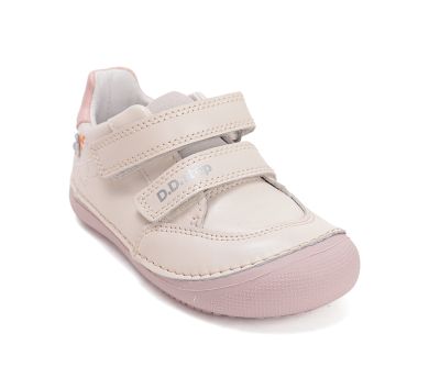Lasten paljasjalkakengät- kermanvaalea/kukka - D.D.Step 
