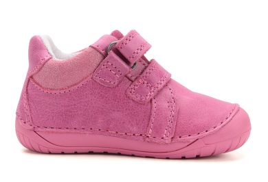 Lasten paljasjalka ensiaskelkengät - Daisy Pink/ Kisu - DD Step 