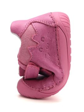Lasten paljasjalka ensiaskelkengät - Daisy Pink/ Kisu - DD Step 