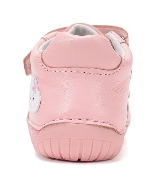 Lasten paljasjalka ensiaskelkengät - Baby  Pink/ Sateenkaari - D.D Step 