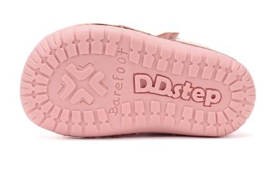 Lasten paljasjalka ensiaskelkengät - Baby  Pink/ Sateenkaari - D.D Step 