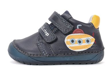 Lasten paljasjalka ensiaskelkengät - Royal Blue / Sukellusvene - DD Step 