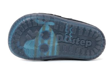 Lasten paljasjalka ensiaskelkengät - Royal Blue / Sukellusvene - DD Step 