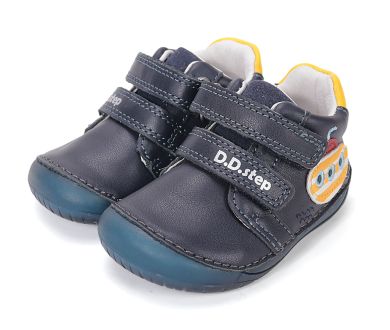 Lasten paljasjalka ensiaskelkengät - Royal Blue / Sukellusvene - DD Step 