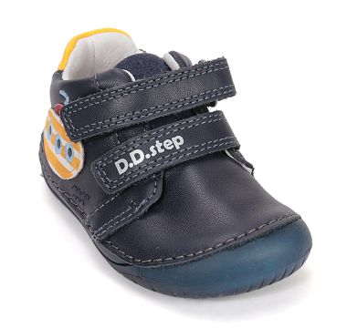 Lasten paljasjalka ensiaskelkengät - Royal Blue / Sukellusvene - DD Step 