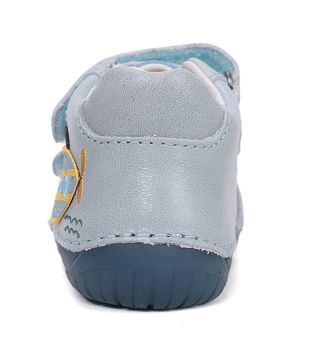 Lasten paljasjalka ensiaskelkengät - Oceanic Blue / Sukellusvene - D.D.Step