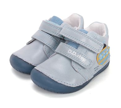 Lasten paljasjalka ensiaskelkengät - Oceanic Blue / Sukellusvene - D.D.Step