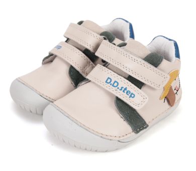 Lasten paljasjalka ensiaskelkengät - Cream/ Hauva - DD Step