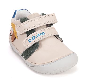 Lasten paljasjalka ensiaskelkengät - Cream/ Hauva - DD Step