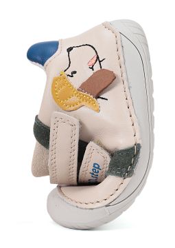 Lasten paljasjalka ensiaskelkengät - Cream/ Hauva - DD Step