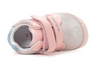 Lasten paljasjalka ensiaskelkengät - Champagne/ Cupcake - D.D.Step