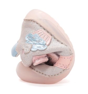 Lasten paljasjalka ensiaskelkengät - Champagne/ Cupcake - D.D.Step