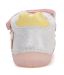 Lasten paljasjalka ensiaskelkengät - White/silver/pink/ Cupcake - DD Step 