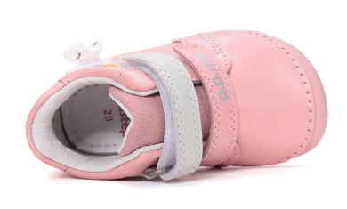 Lasten paljasjalka ensiaskelkengät - Baby  Pink/ Joutsen - DD Step