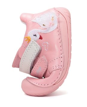 Lasten paljasjalka ensiaskelkengät - Baby  Pink/ Joutsen - DD Step