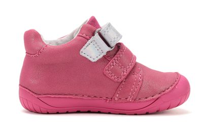 Lasten paljasjalka ensiaskelkengät - Hot Pink/ Joutsen - DD Step