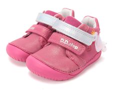 Lasten paljasjalka ensiaskelkengät - Hot Pink/ Joutsen - DD Step