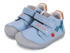 Lasten paljasjalkakengät- sky blue/lohikäärme- D.D.Step 